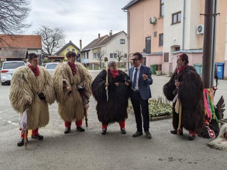 Občino Razkrižje obiskali kurenti 1
